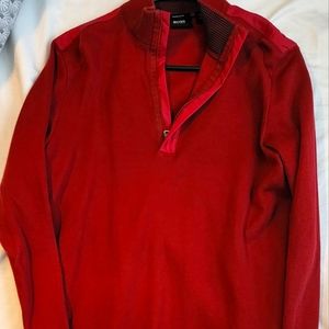Hugo Boss small red half zip